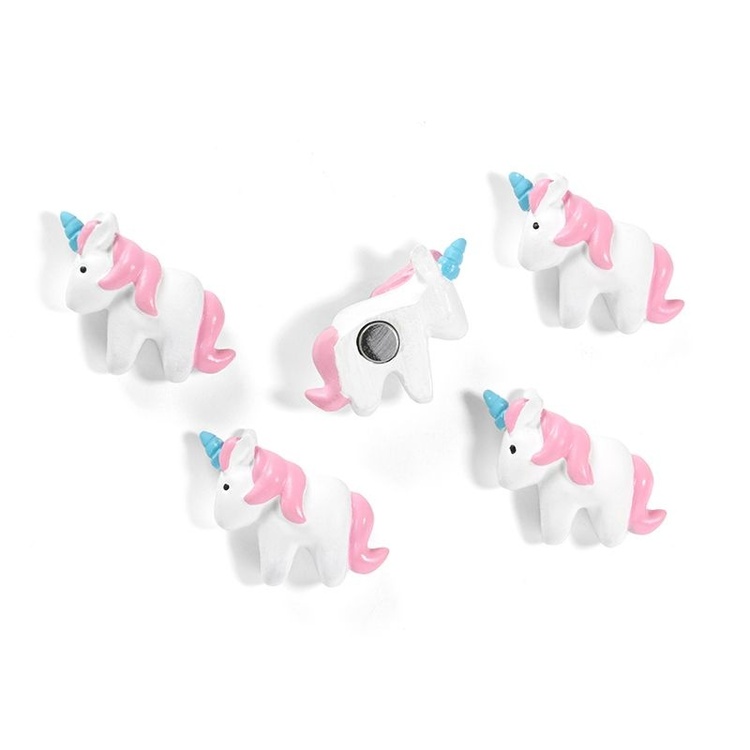 Magnetfigur 5-pack, Enhörning