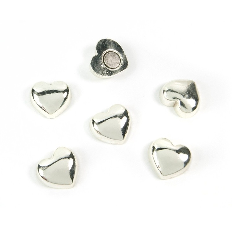 Magnetfigur 6-pack, Silverhjärtan