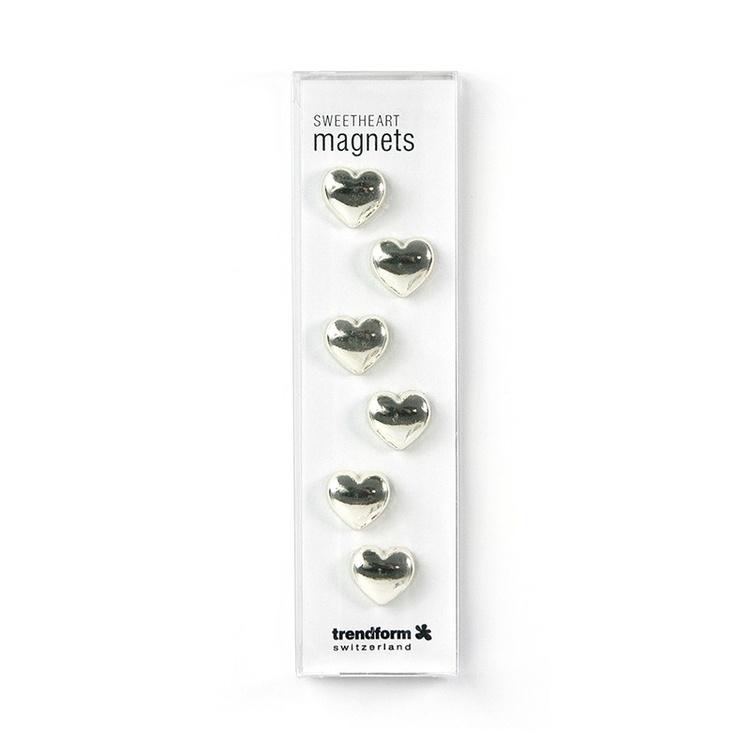 Magnetfigur 6-pack, Silverhjärtan