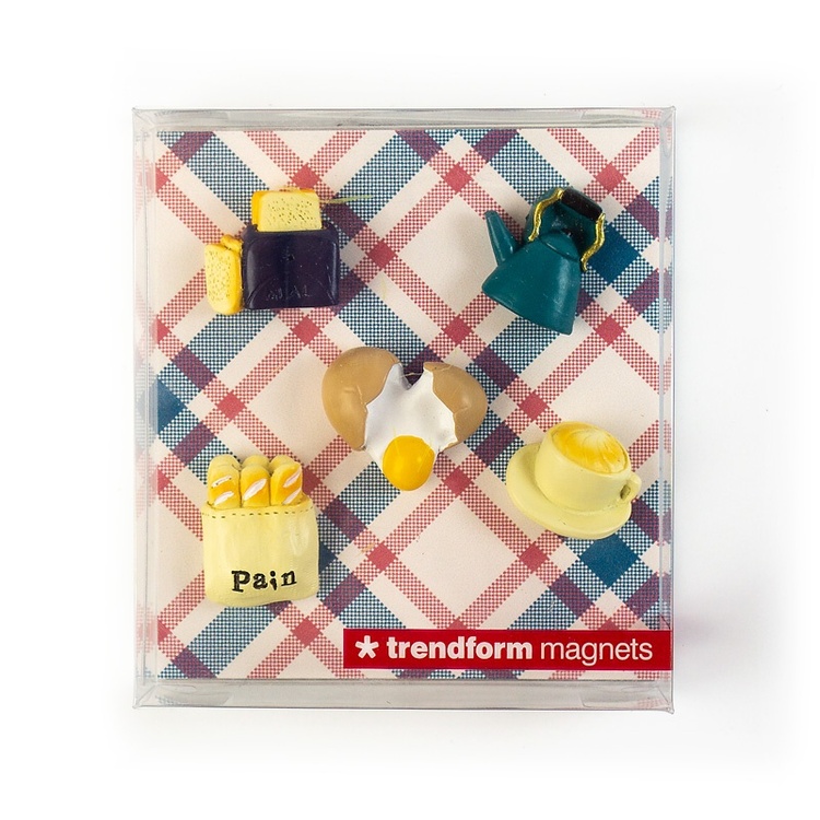 Magnetfigur 5-pack, Frukost