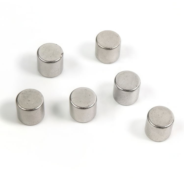 Minimagnet cylinder 6-pack, Silver