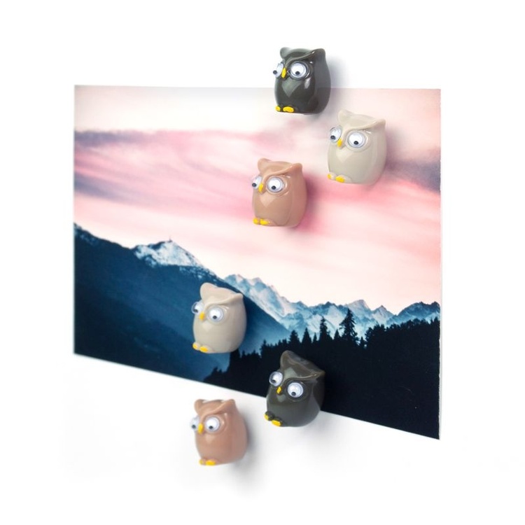 Magnetfigur 6-pack, Uggla