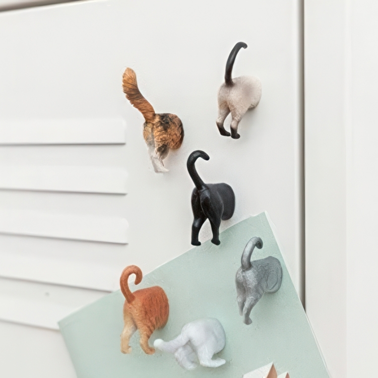 Magneter 6-pack, Kattrumpor, Kikkerland 