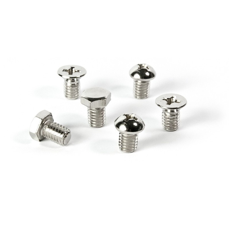 Magneter, Skruvar, 6 st, SCREW, 1,8 x 1,5 cm, Silver