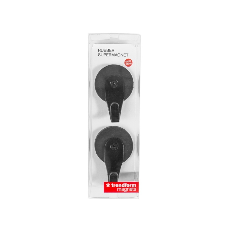 Extra stark magnetkrok 2-pack, Svart