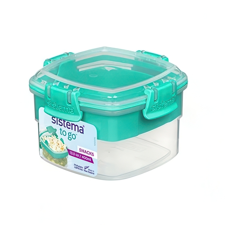 Snackslåda med insats 0,4L, Sistema