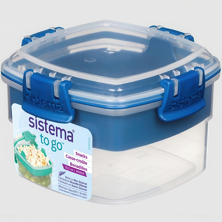 Snackslåda med insats 0,4L, Sistema