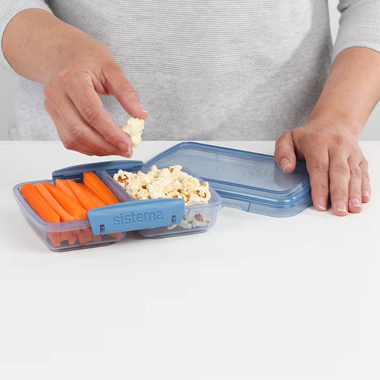Tvådelad snackslåda 0,35L, Sistema