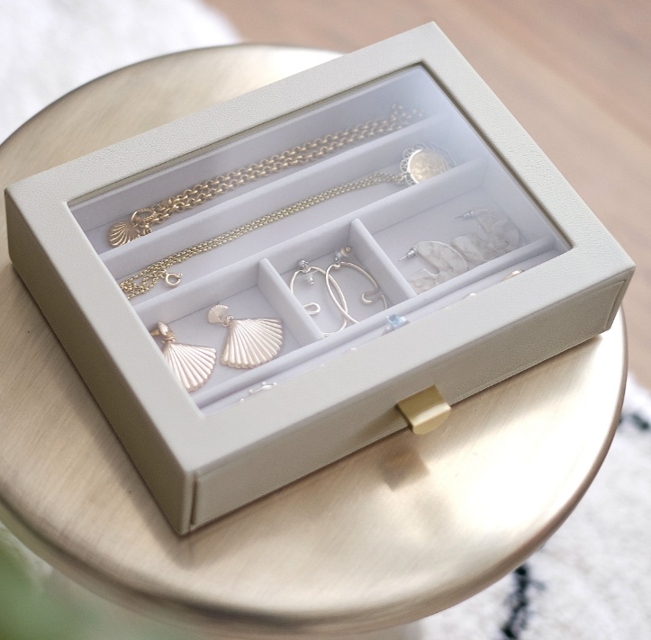 Minibyrå för smycken, 1 låda med glaslock, CLASSIC STACKERS DRAWER