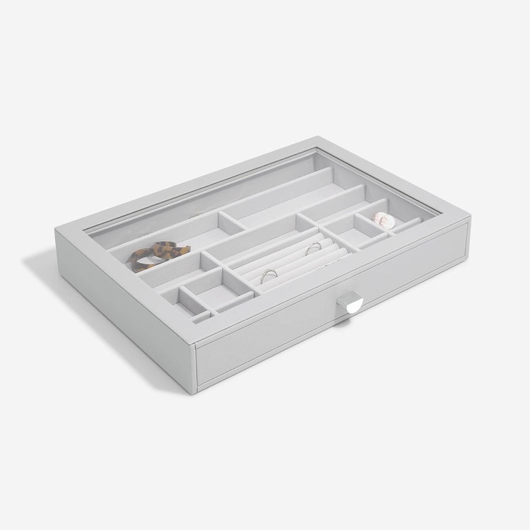 Minibyrå för smycken, 1 låda med glaslock, SUPERSIZE STACKERS DRAWER
