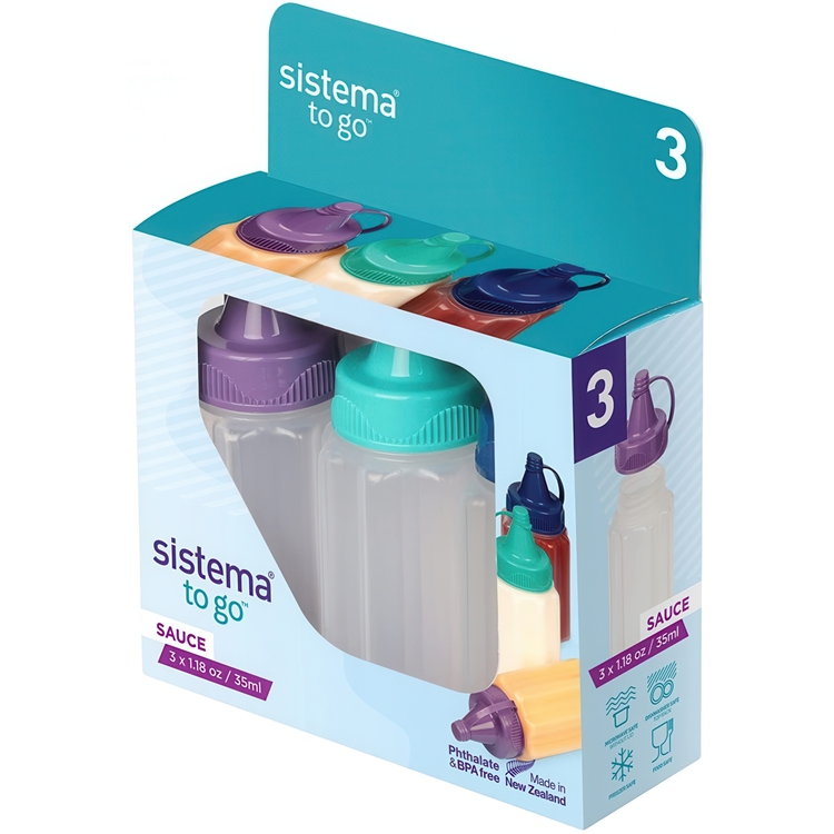 Dressingflaska 3-pack 35ml, Sistema