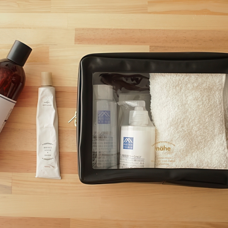 Necessär, PACKING POUCH LARGE, 24 x 17 cm, Nähe