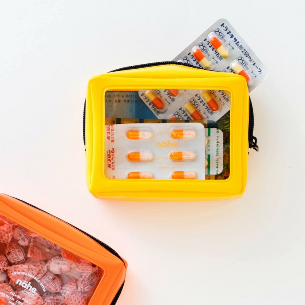 Necessär, PACKING POUCH MINI, 12 x 5,5 x H 9 cm , Nähe