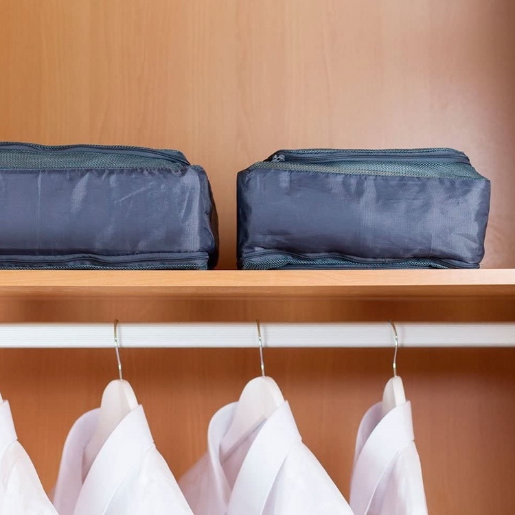 Packkub med 2 fack, PREMIUM CASE ORGANIZER, 25 x 20 x H 20 cm, Grå
