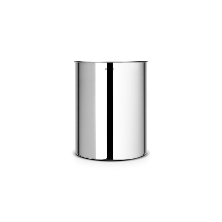 Papperskorg i rostfritt stål 7L, Brabantia