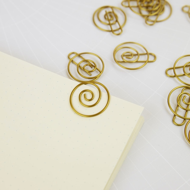 Runda Gem SPIRAL, 15 st, Monograph, mässing