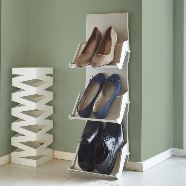 Skoställ, Modulärt, SLID SHOE ORGANIZER, 25 x 17,5 x H 27 cm, Sand