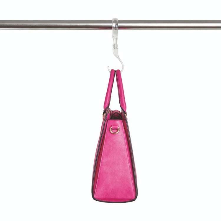 S-Krok, THE HOME EDIT SWIVEL HOOK, H 19 cm, Klar