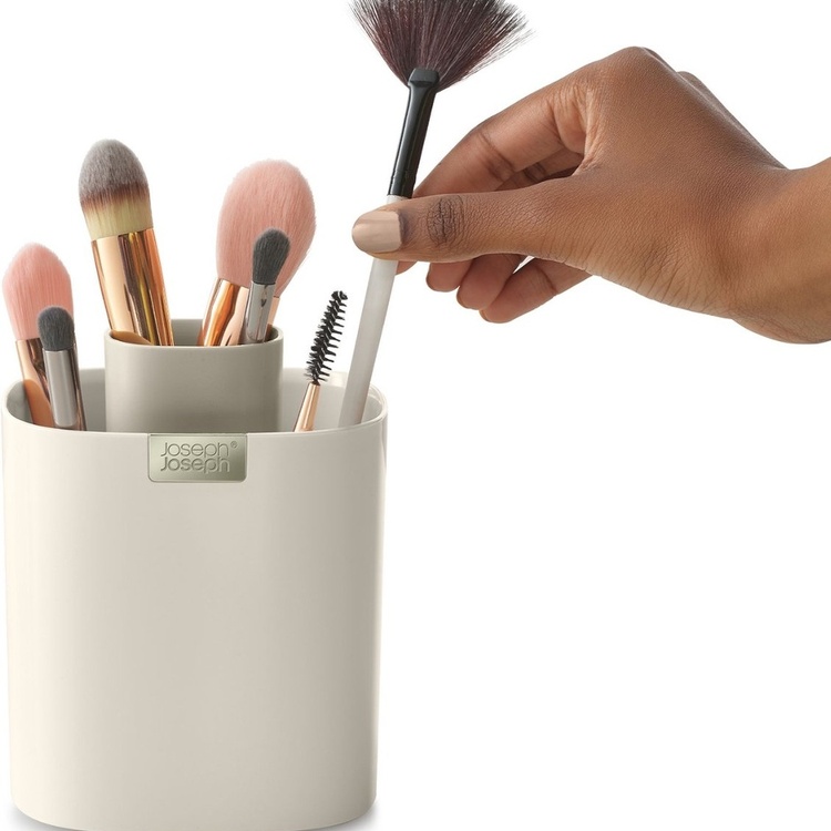 Sminkställ för penslar, VIVA MAKE UP BRUSH POT, Joseph Joseph, Benvit