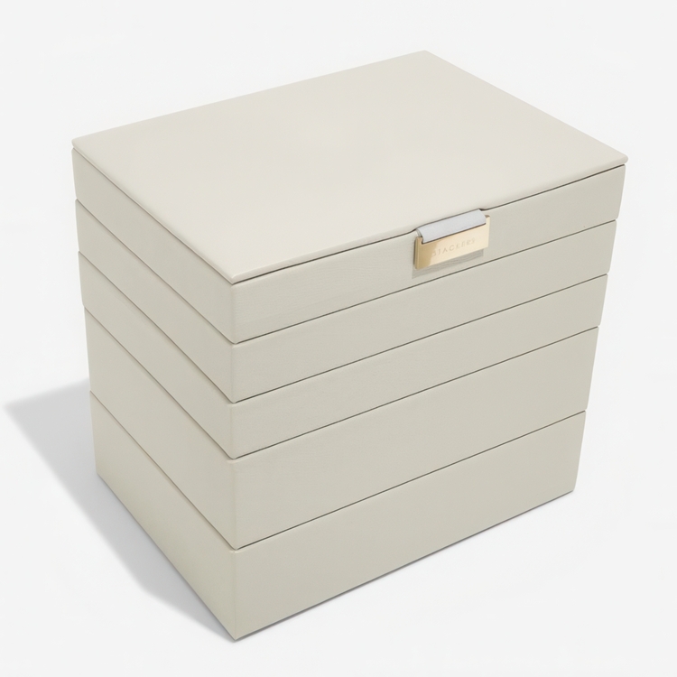 Smyckeskrin, 5 våningar, CLASSIC STACKERS, 18 x 25 x H 25,5 cm
