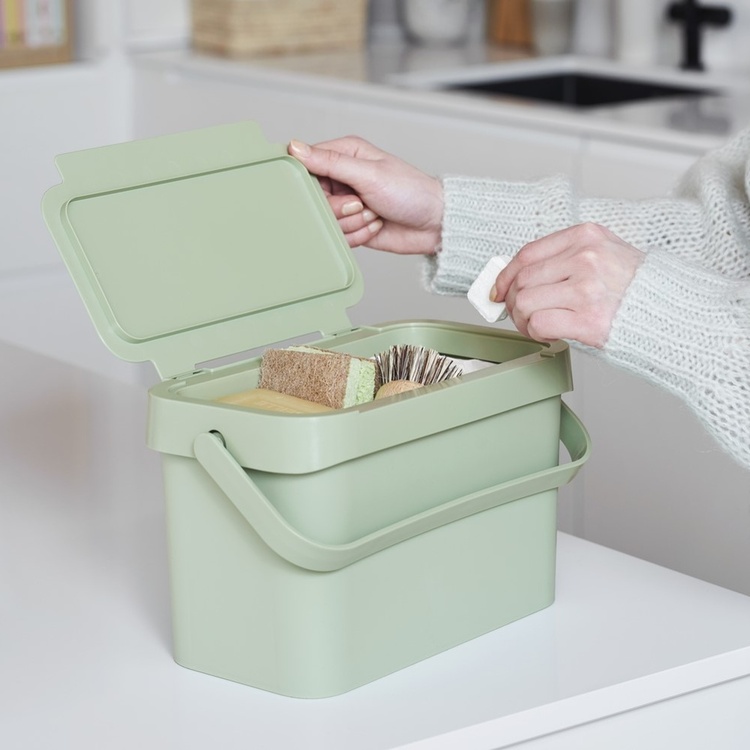 Bordspapperskorg med handtag 5L, SmartStore