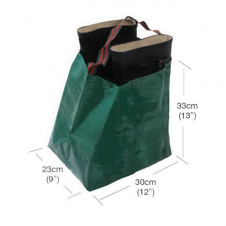 Stövelväska, MUDDY BOOT BAG , 30 x 23 x H 33 cm, Garland, Grön