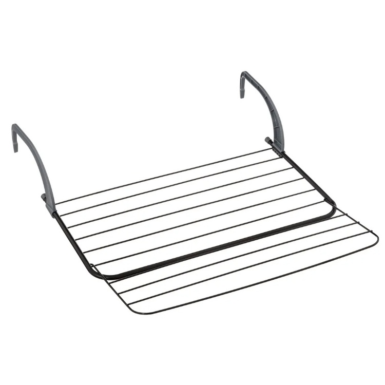 Torkställning, Utdragbart, För element, över dörr & balkong, EXTENDING AIRER, 7 m, Svart