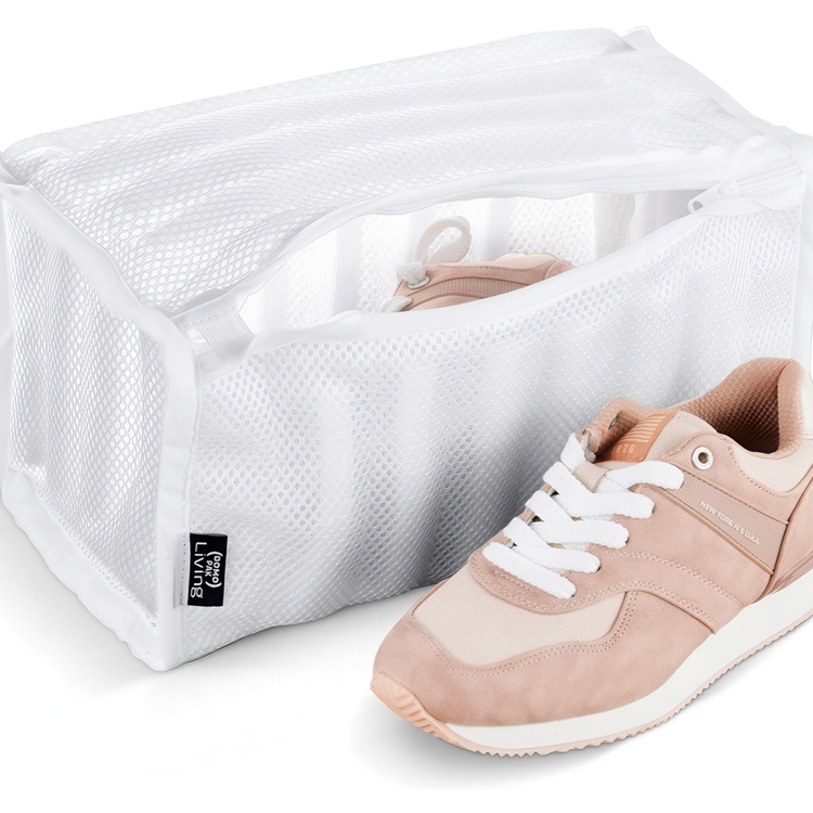 Tvättpåse för skor, LAVAGGIO SCARPE, 35x18 xH18 cm, vit