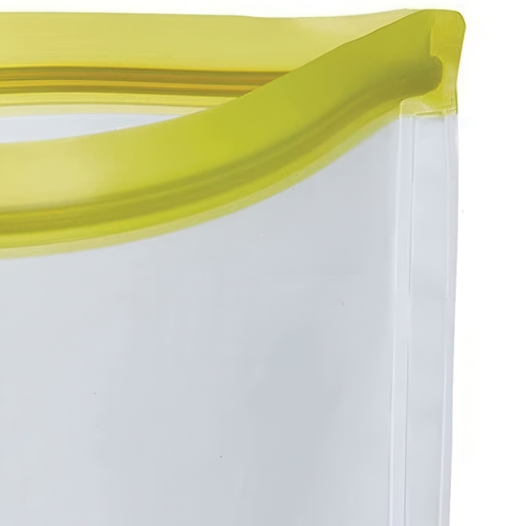 Vattentätt fodral, SMART BAG LARGE, 29 x 32,5 cm, Transparent / Lime