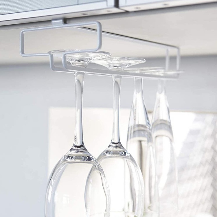Vinglas hängare, under hylla, TOWER WINE GLASS HANGER, Yamazaki