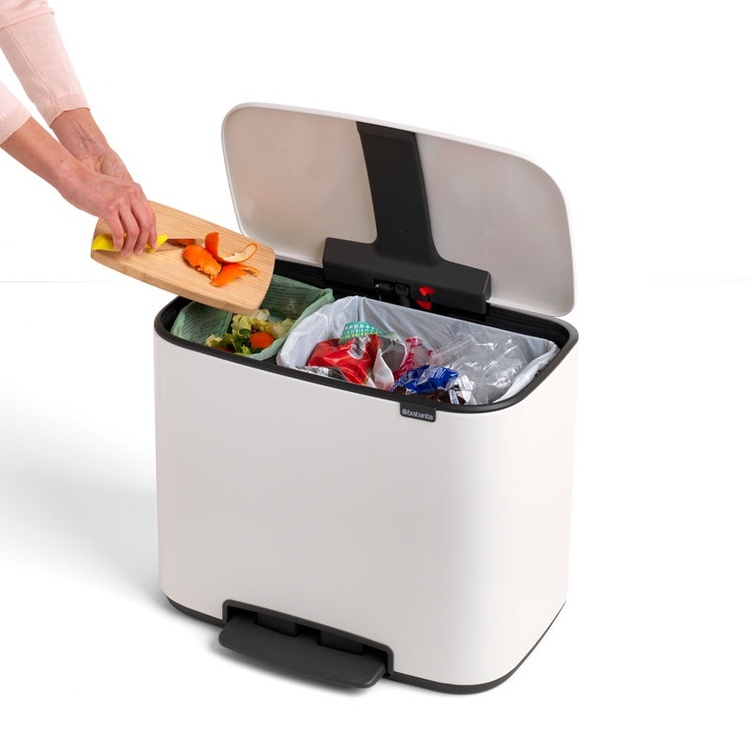 Återvinningstation med 2 fack, Brabantia