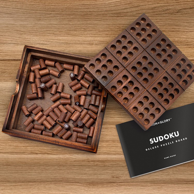  Sudoku spel i trä